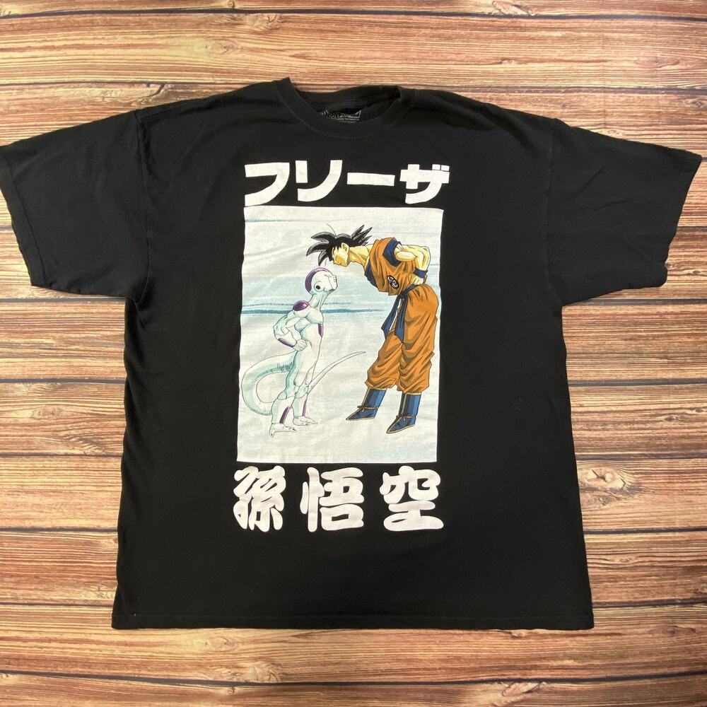 Dragon Ball Z Japanese Anime Men's Official Licensed Goku & Frieza Shirt Sz XL